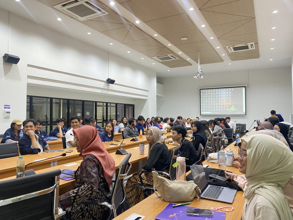 กิจกรรมต้อนรับนักศึกษาสหกิจศึกษาจากประเทศอินโดนีเซีย ภายในสำนักฯ
